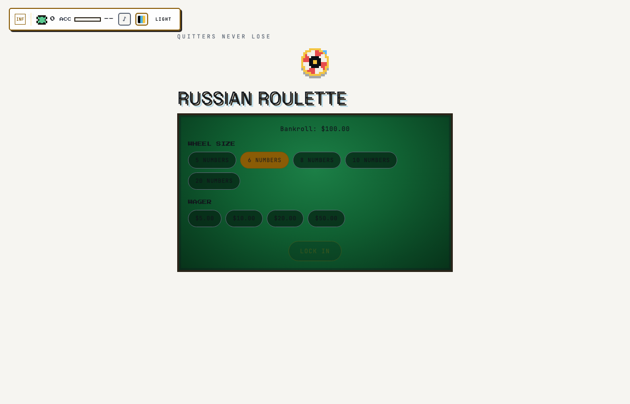Russian Roulette in play on Outcry