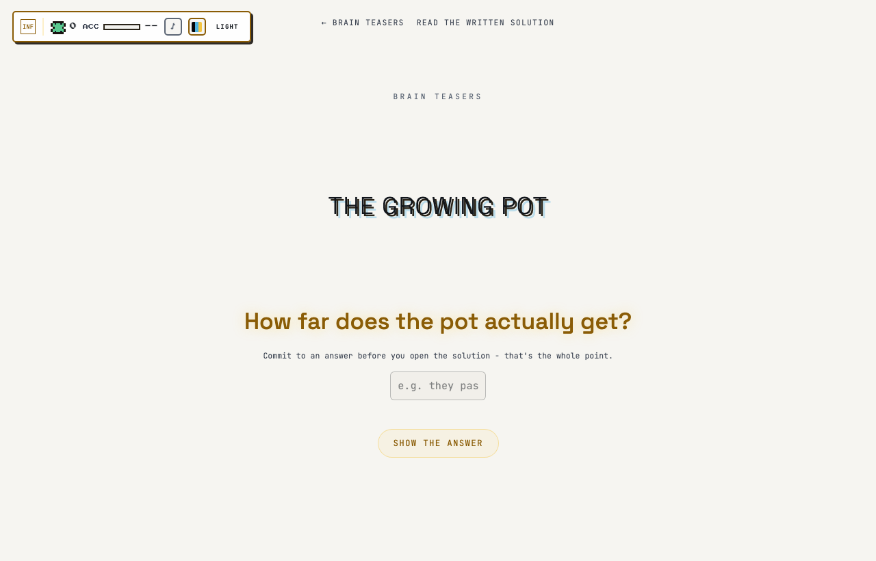 The Growing Pot in play on Outcry